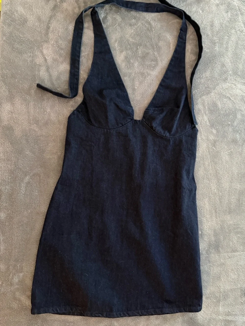 Free People Revolve Trevi Denim Mini Dress size L - Picture 12 of 12